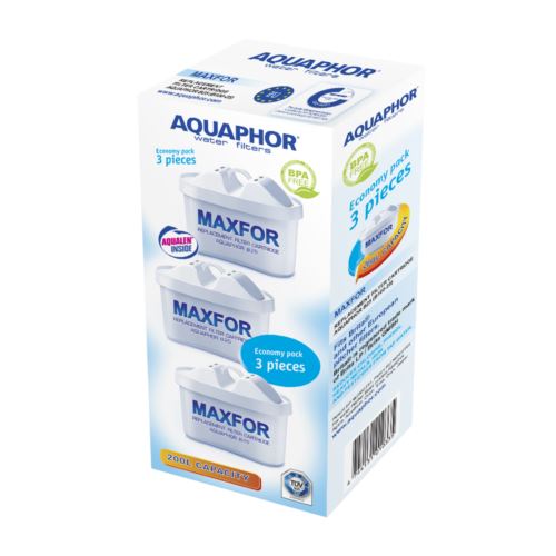 Wkłady B25 Maxfor, zestaw 3 sztuki, AQUAPHOR
