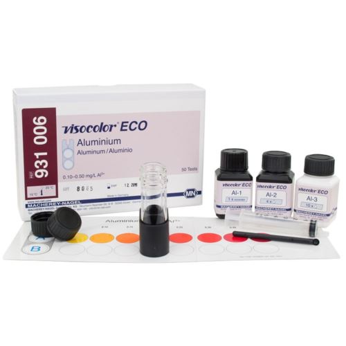 Test VISOCOLOR ECO Aluminium 0,1-0,5 mg/l, 50 oznaczeń, MACHEREY-NAGEL