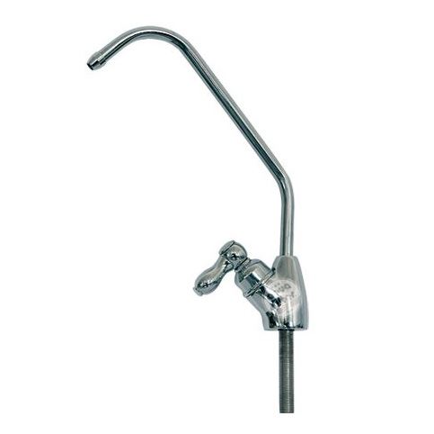 Pojedyncza wylewka chromowana z zaworem ceramiczny, FXFCH5, AQUAFILTER