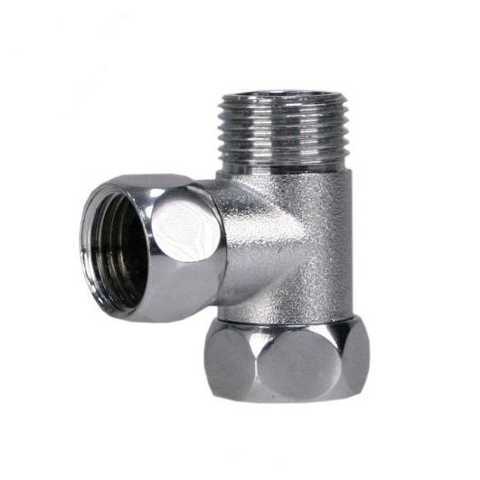 Mosiężny trójnik, 1/2” GZ x 1/2” GW x 1/2” GW