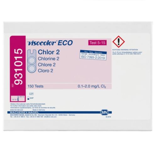 Test VISOCOLOR ECO Chlor wolny i ogólny, 0,1-2,0 mg/L, 150 ozn.
