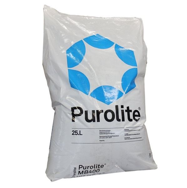 Złoże mieszane, żywica demineralizująca MB400, 25L