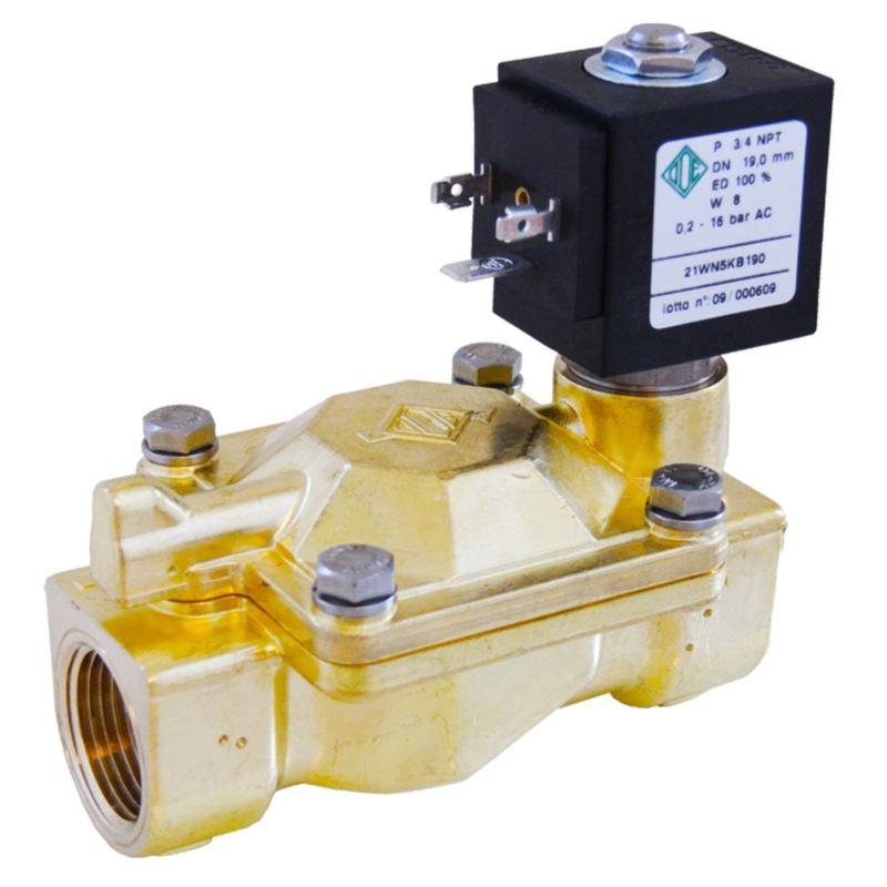 Zawór elektromagnetyczny 2/2-drożny, 1 1/4", 8W, 21W5KB350-8W, Normalnie Zamknięte