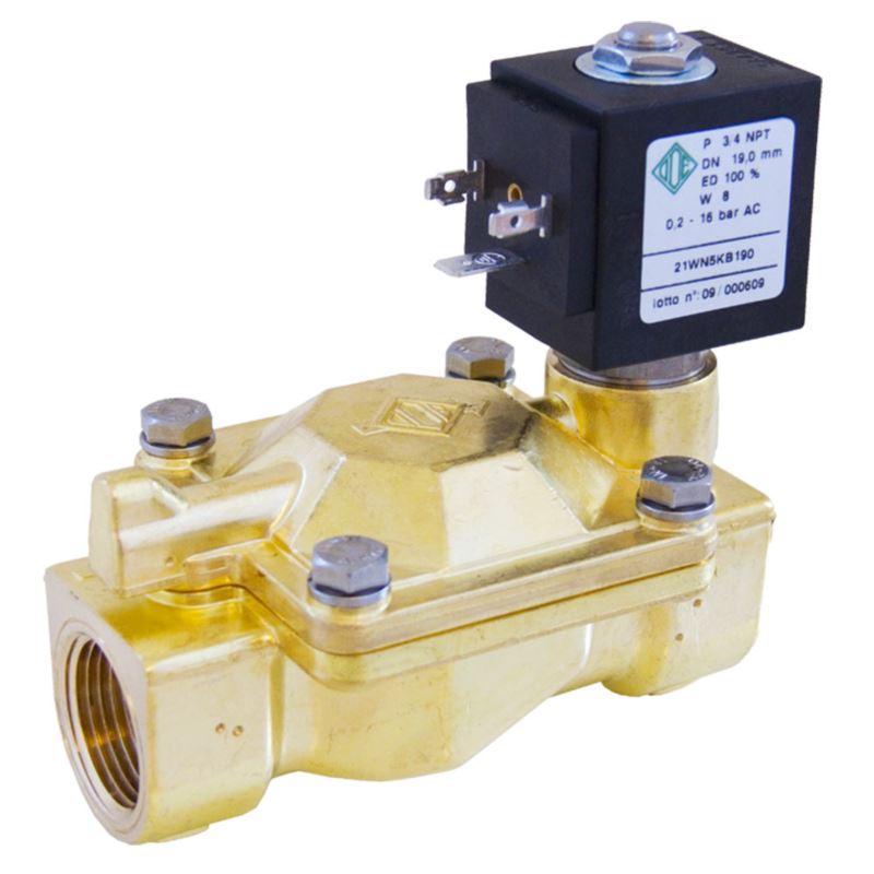 Zawór elektromagnetyczny 2/2-drożny, 2", 8 W, 21W7ZB500-8W, Normalnie Otwarty