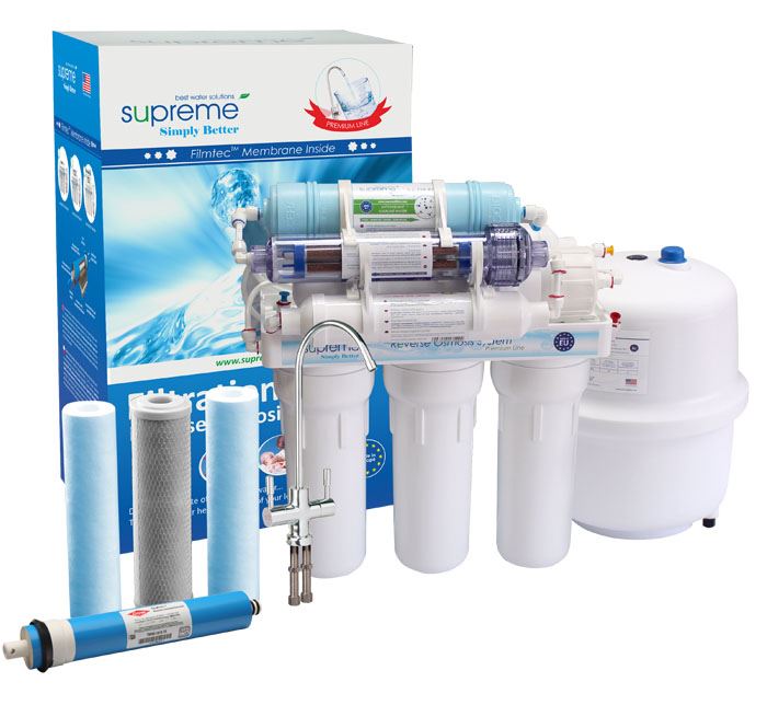 Ośmiostopniowy system Odwróconej Osmozy SUPREME-RO8 PREMIUM