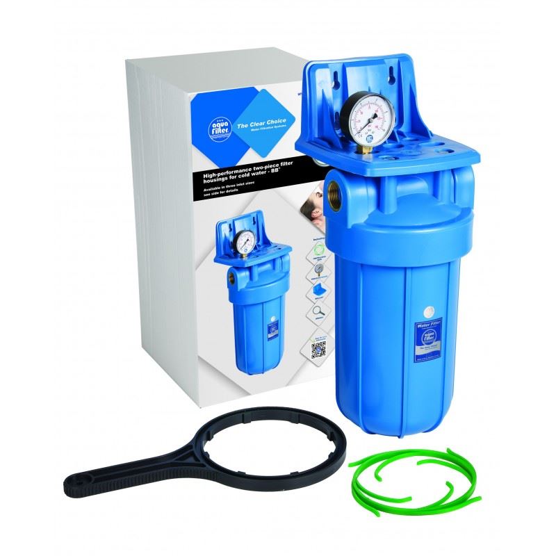 Korpus narurowy 10 Big Blue + akcesoria, FH10B1-B-WB, AQUAFILTER