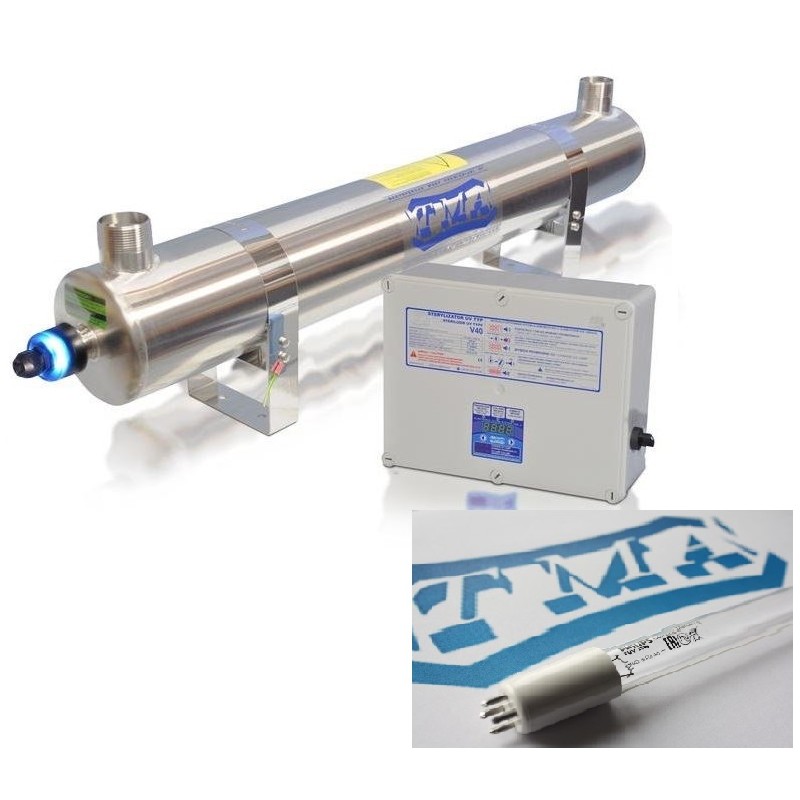 Lampa UV D12 + Promiennik D12