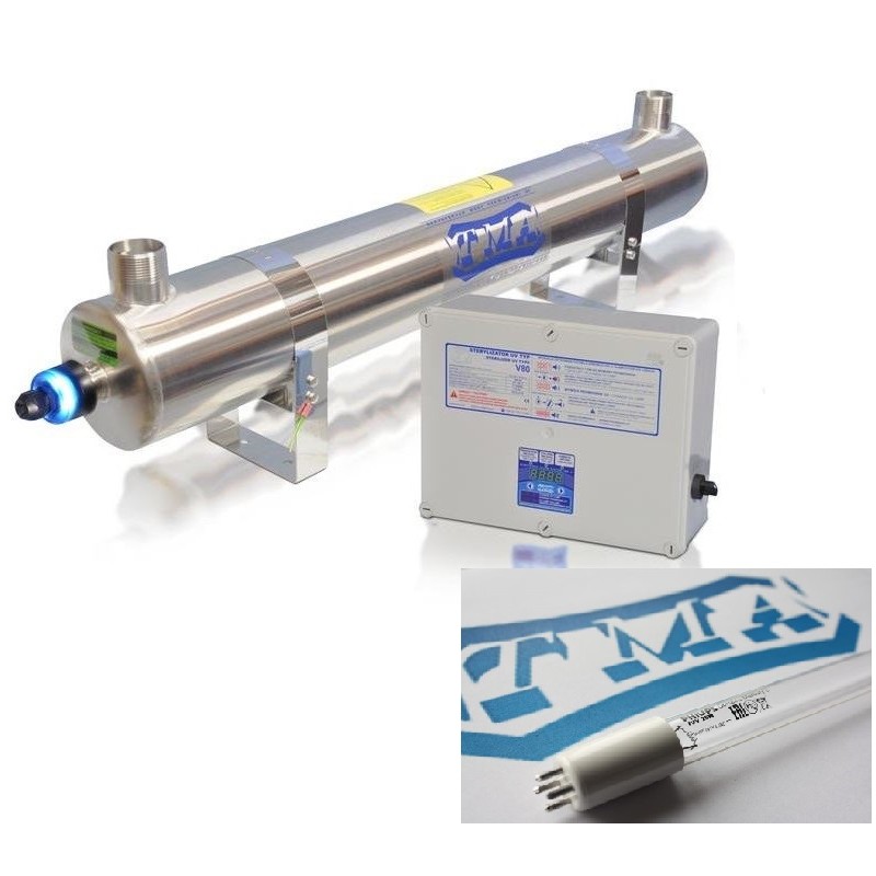 Lampa UV D14 + Promiennik D14