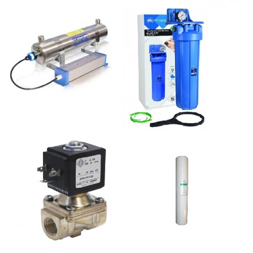 Lampa UV D6 + korpus BB20 z wkładem + elektrozaw&oacute;r