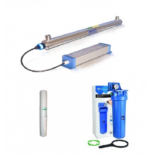 Lampa UV D8 + Korpus BB20 z wkładem piankowym