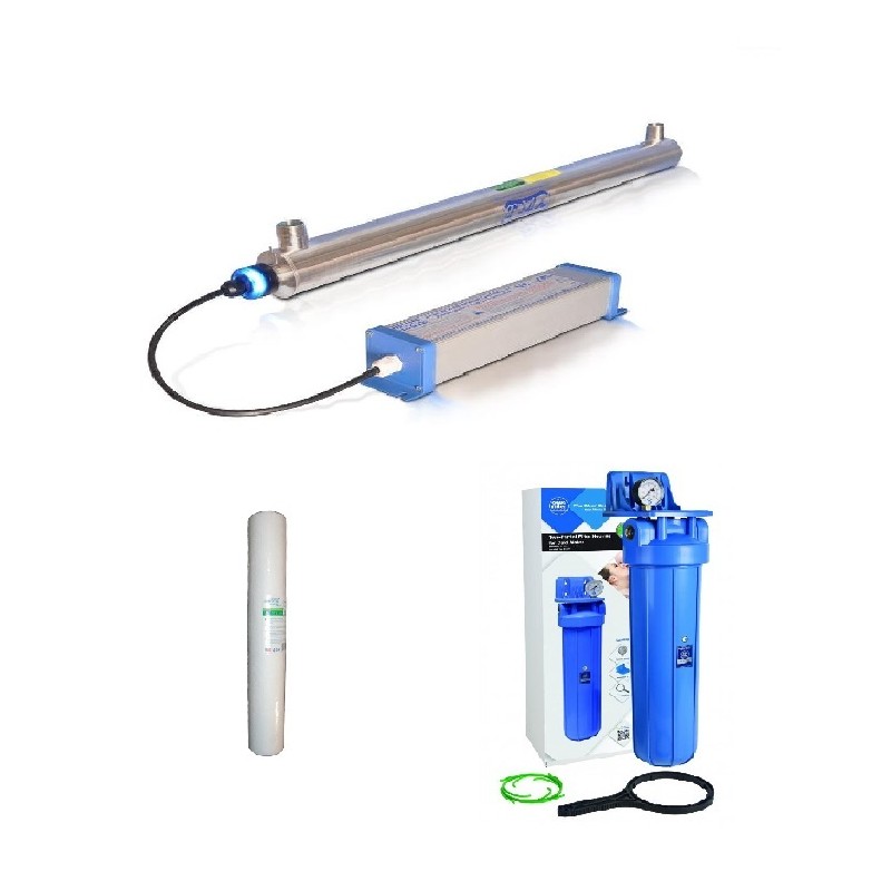 Lampa UV D8 + Korpus BB20 z wkładem piankowym