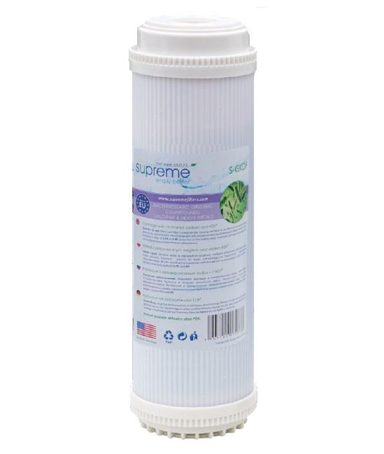 Wkład węglowy S-GKDF z KDF9 7/8" SUPREME