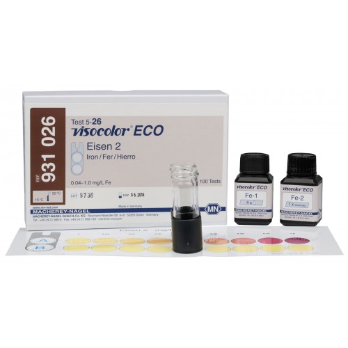 Test VISOCOLOR ECO Żelazo 0,04-1,0 mg/l, 100 oznaczeń, MACHEREY-NAGEL