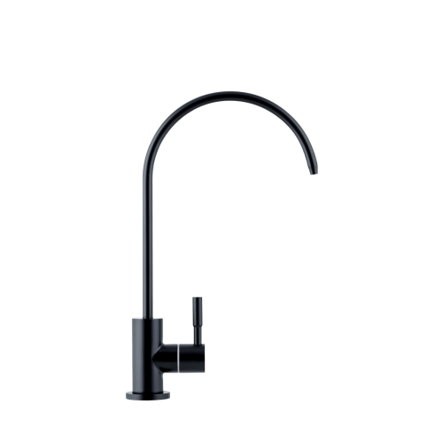 Czarna pojedyncza wylewka do filtr&oacute;w wody F0124