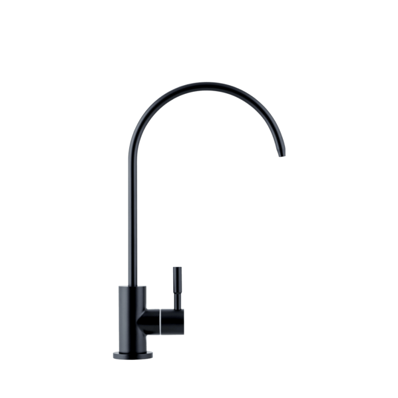 Czarna pojedyncza wylewka do filtrów wody F0124