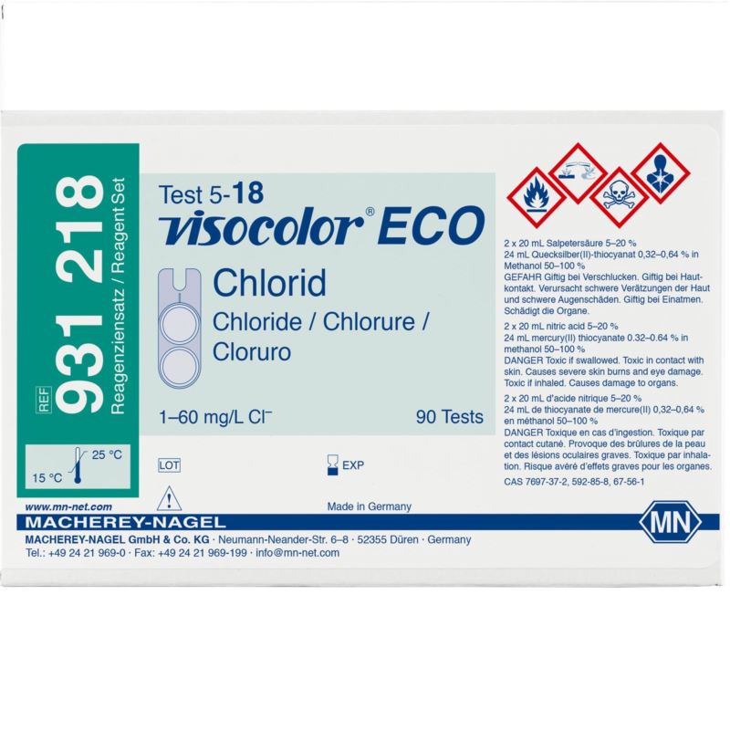 Uzupełnienie VISOCOLOR ECO Chlorki, 1-60 mg/l