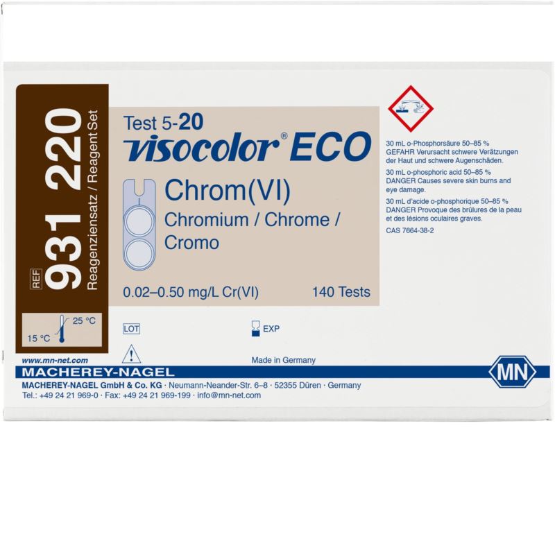 Uzupełnienie VISOCOLOR ECO Chrom(VI), 0,1-2,0 mg/l
