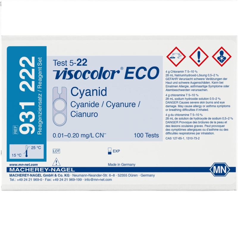 Uzupełnienie VISOCOLOR ECO Cyjanki, 0,01-0,20 mg/l
