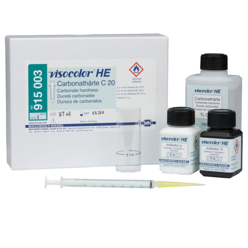 VISOCOLOR HE Twardość węglanowa C 20, 0,5-20 °d