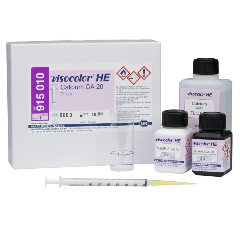 VISOCOLOR HE Wapń CA 20, 0,5-20 °d, 200 ozn.
