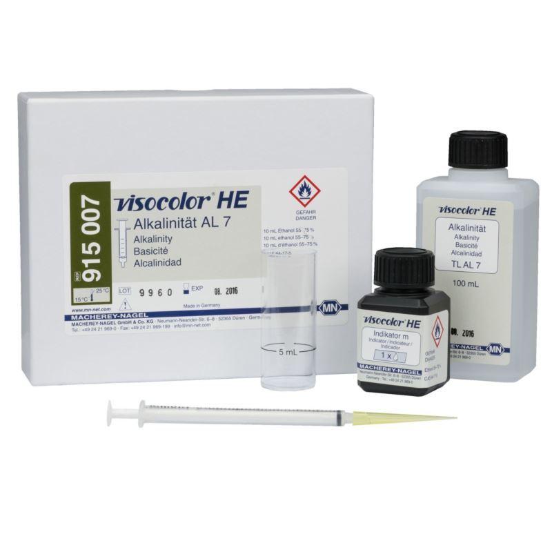 VISOCOLOR HE Zasadowość AL 7, 0,2-7 mmol/L