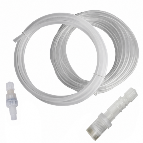 Zestaw ssawno tłoczny z wężykami - biały (Viton®)