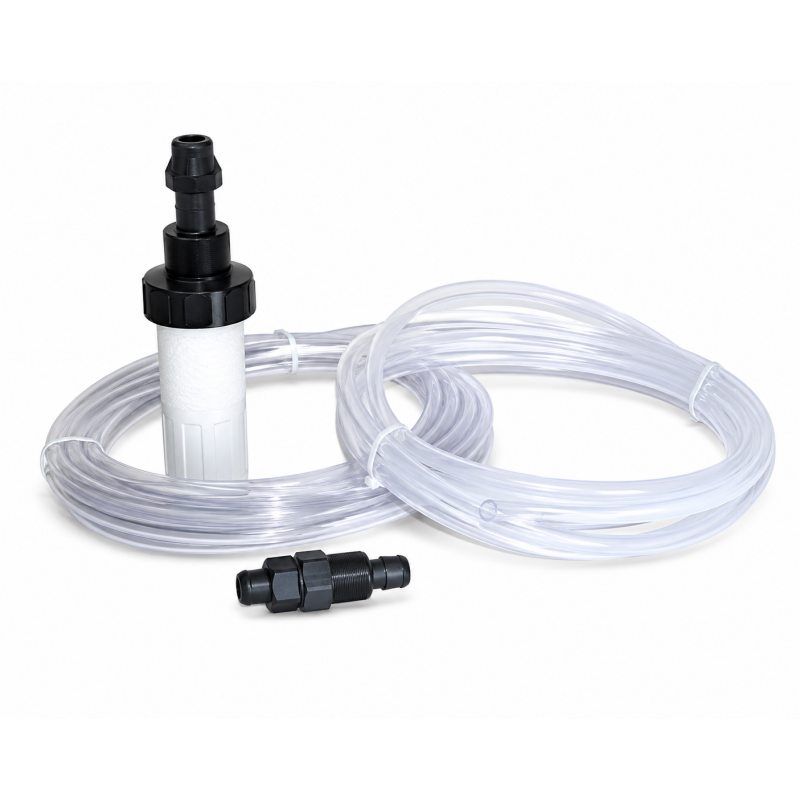 Zestaw ssawno tłoczny z wężykami - czarny(Viton®)
