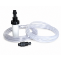 Zestaw ssawno tłoczny z wężykami - czarny(Viton®)