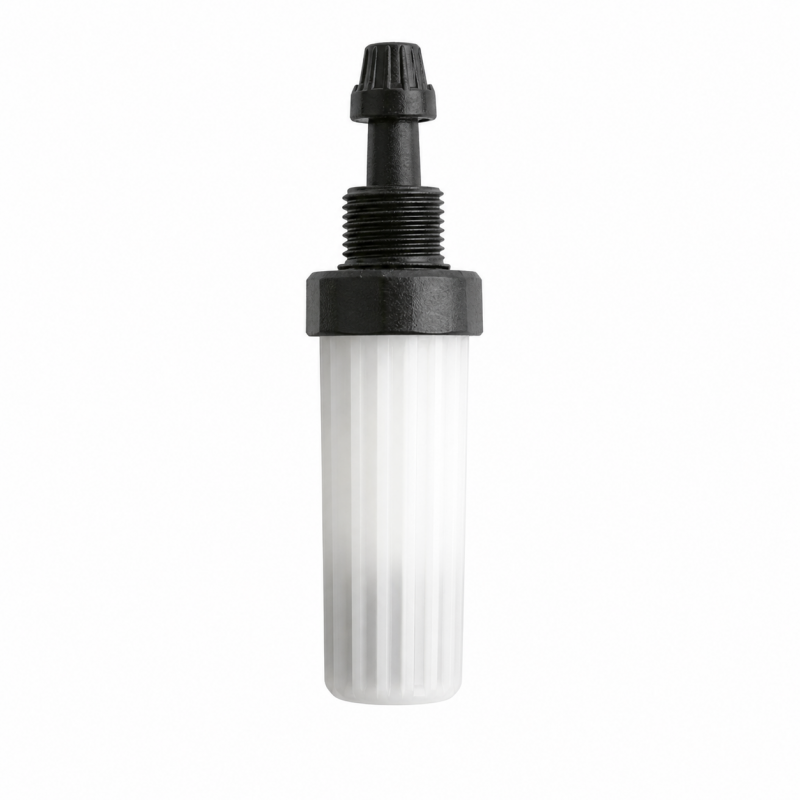 Zawór stopowy ssący/zwrotny z PVDF czarny, Viton®