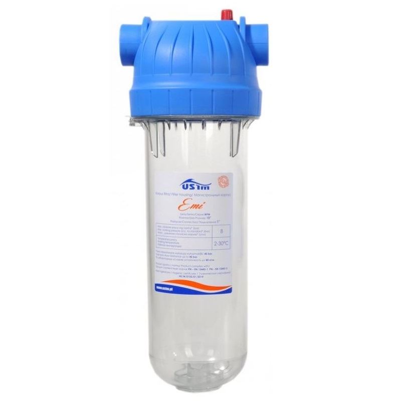 Korpus narurowy przezroczysty 10" WFW EMI,  UST-M