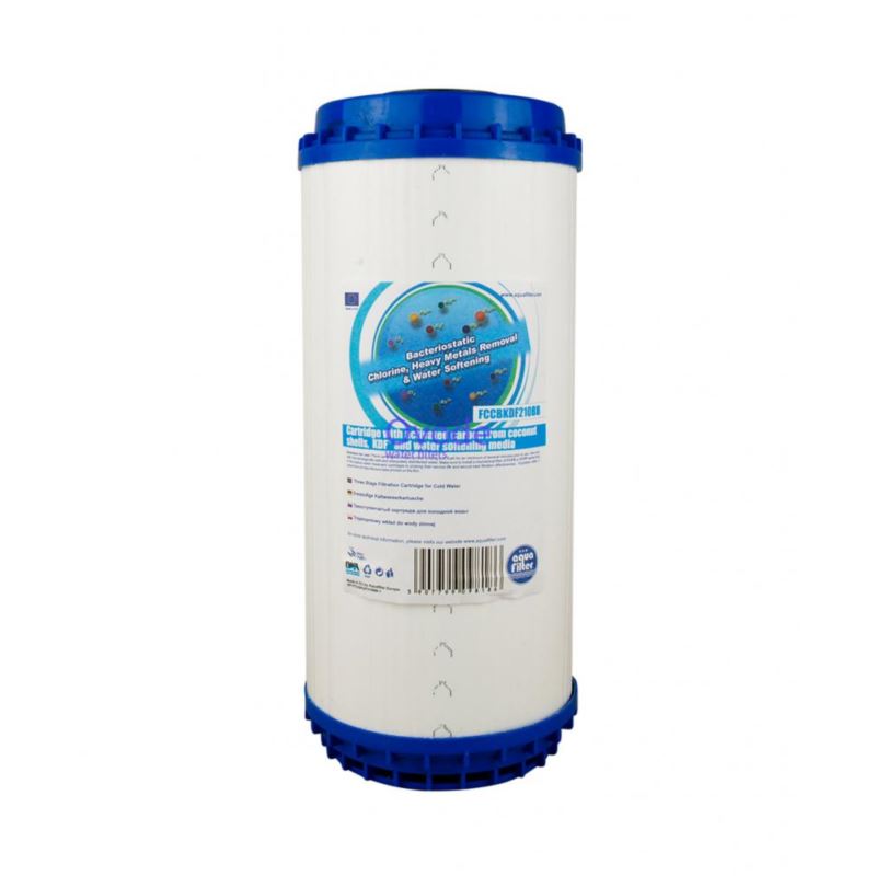 Wkład węglowo zmiękczający z KDF 10 Big Blue, FCCBKDF210BB, Aquafilter