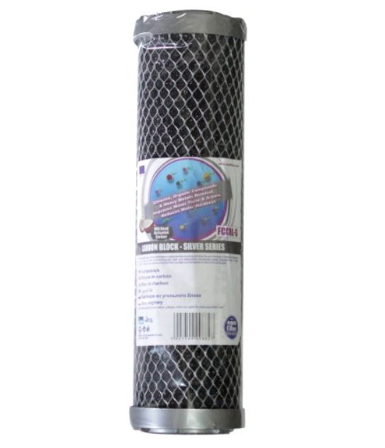 Wkład blok węglowy SERIA SILVER 10 cali, FCCBL-S, Aquafilter